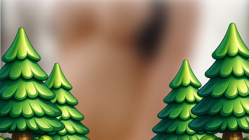 Randonnée nue - regardez-moi me déshabiller dans les bois.
