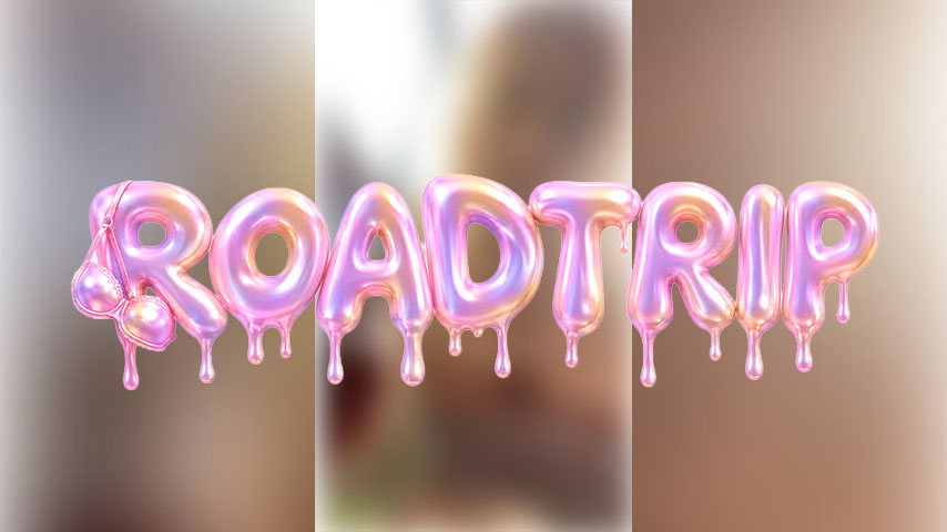 Changement de bord de route - arrêt au milieu du roadtrip nu.