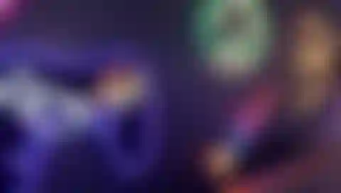 Gamer girl playing with her fingers