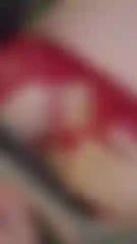 Teasing in lacy red Victoria secret set xo