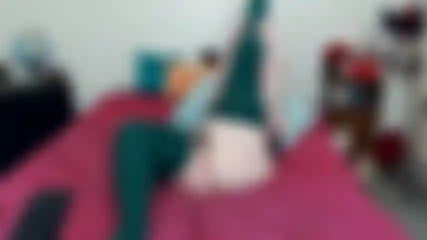 Chaussettes hautes vertes *pas de son*.