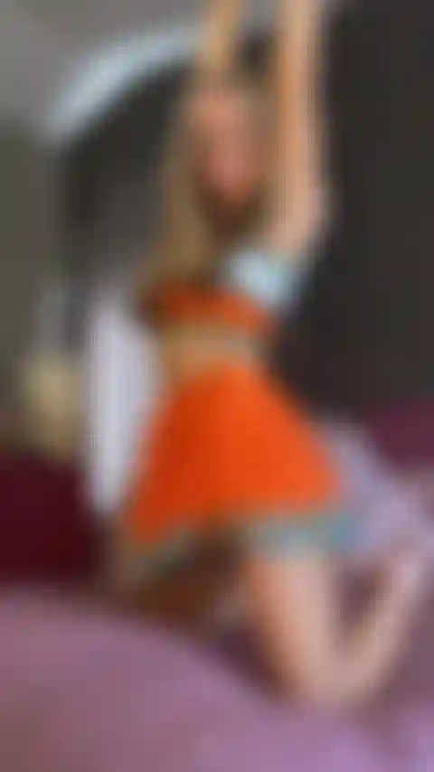 Tenue de pom-pom girl avec oreiller.