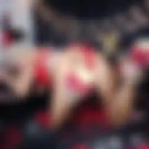 Sexy en rouge, j'adore être une garce ! Xx.