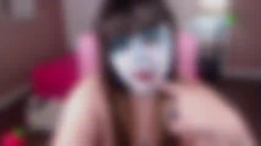 clown girl whispers in your ear, convinces you to suck cock <3