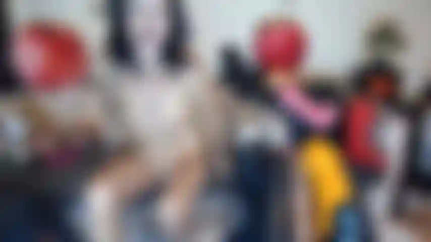 Une giclée excitée.