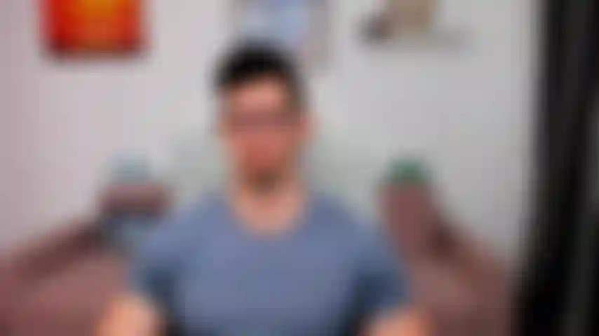 Flexing pour mon entraîneur.