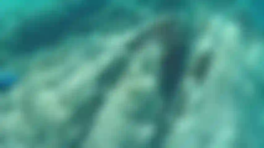 Je m'amuse un peu sous l'eau.