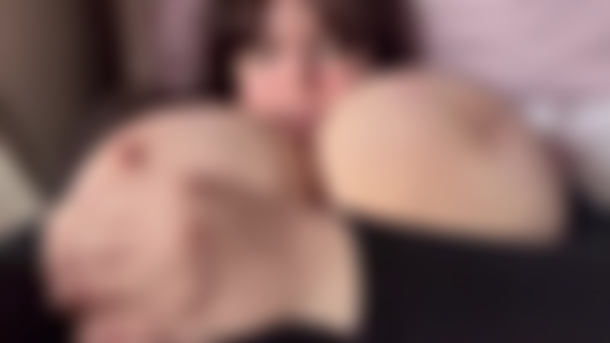 POV huge boobs teasing