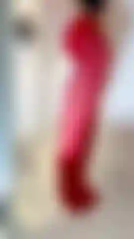 Wet nylons I take a shower in my red lace top stockings and wet satin panties