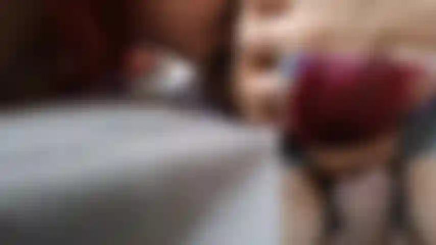 Sucking my man's ass while I smoke