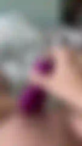 Close up pussy dildo play