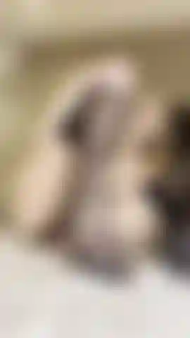 Taquine avec mes pieds couverts de bas.