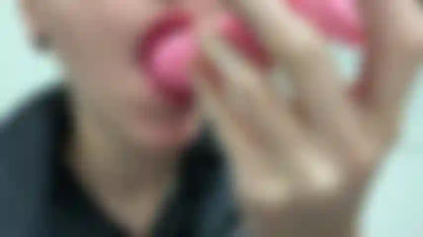 Gagging & Sucking my dildo :)