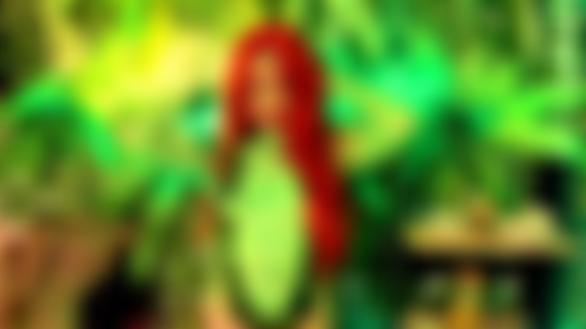 Cosplay poison ivy, reine de la gorge profonde