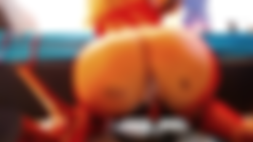 La reine de pique couverte de sperme.