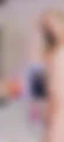 Fully naked, doggy view, riding dildo