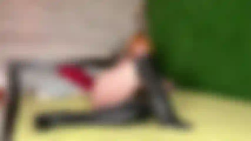 Jerk off to my huge tits and sexy over the knees stiletto boots