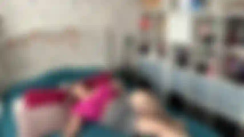 You hired me as a babysitter and I am bored so I get into your wife's outfits and I find her vibrator and her tiny bras. I notice you spy the little security camera and I put on a show for you, because I am bigger and better than your wife! My cum juices are all over her vibrator!