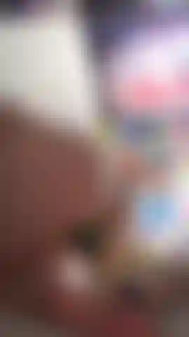 Masturbating with vibrator doggy style