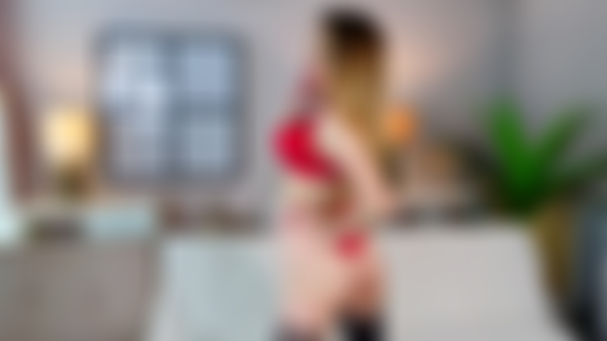 Une bande de sous-vêtements rouges et un jeu de gode