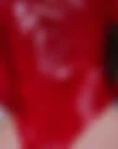 Ma nouvelle tenue en pvc rouge.