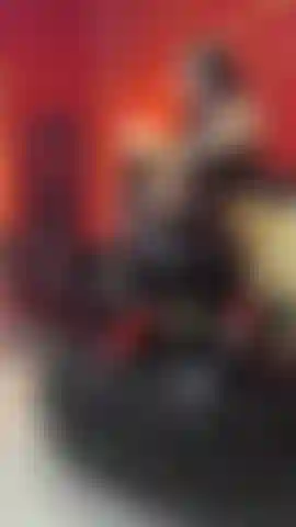 NAUGHTY GIRL IN A TIGHT, SHINY SKIRT BEING SPANKED