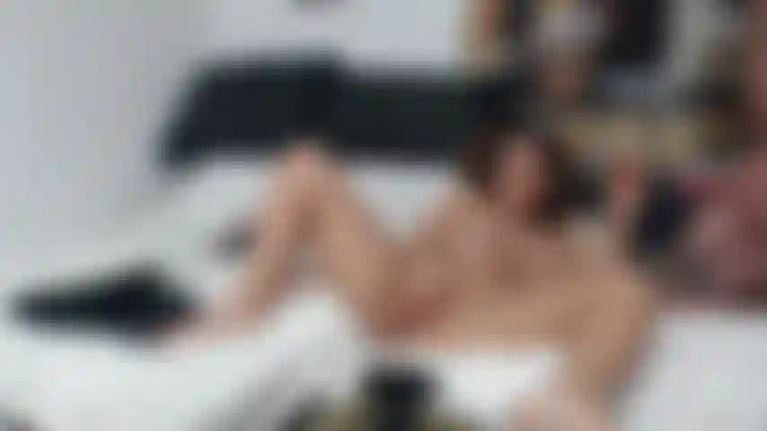 horny wife show pussy while suck it deep