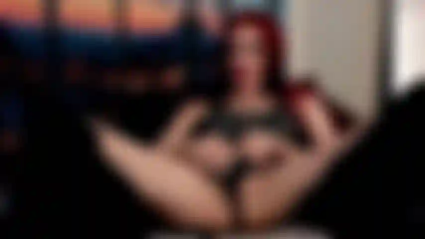 Starts with her sitting on the bed facing the camera, wearing a pair of shorts with a bulge which she promptly removes to reveal her soft dick then she grabs a dildo pours baby oil over it before inserting it into her perfect ass which she lowers all the way while stroking her limp she-cock that starts to get hard