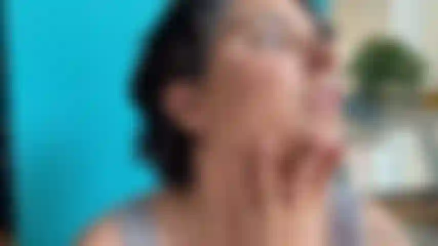 Gros plan de cueillette de nez.