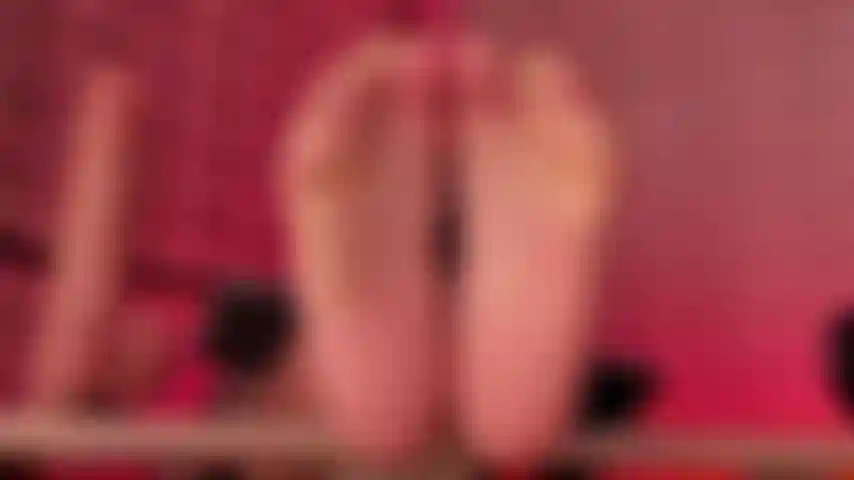 closeup of soles of the feet