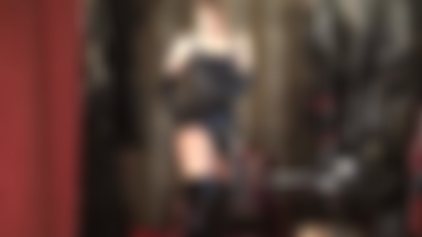 Dressed in a sexy shiny and skimpy PVC outfit with corset and tall boots, Mistress gives you the rough pegging you deserve.