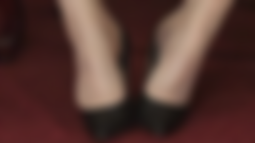 Sweaty pantyhose feet turn you on - Your life as my foot slave involves worn leather shoes, stinky feet and moist nylons placed right under your nose while your slave cock is being milked Mistress' heels and feet.