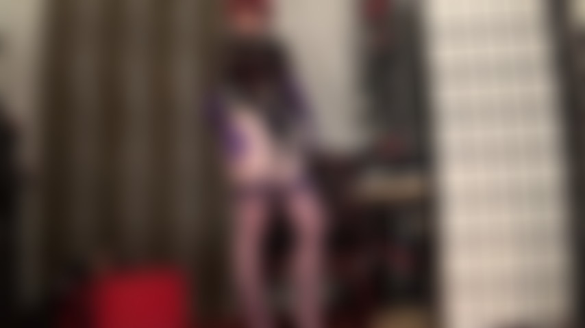Mistress Vivian owns your bitch mouth - What starts out as a sweet seduction in sexy lingerie, purple stockings and silky purple satin gloves, soon turns to a ruthless throat fucking because this is my fuckhole to give my cock the greatest pleasure.