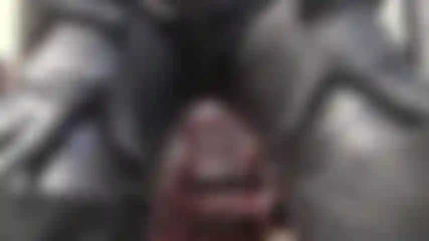 Entièrement vêtue de cuir noir, maîtresse vivian porte une combinaison zippée, de longues bottes en cuir et des gants pour faire plaisir aux amateurs de cuir.