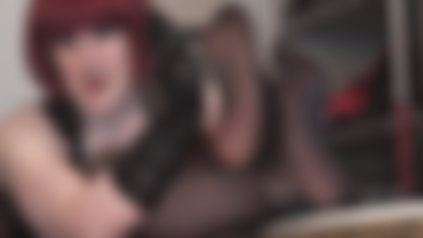 Reinforced toes black pantyhose feet treat the footboy to a nylon footjob. After you have worshipped every inch of them with your tongue, Mistress Vivian uses her feet to milk your slave cock all over your pretty toes.