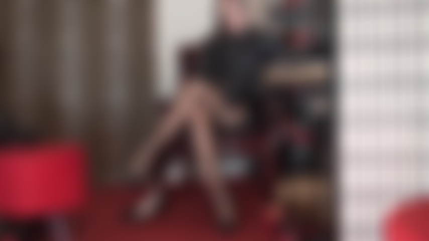Mistress has you slowly fucking her legs in double layer shiny pantyhose.