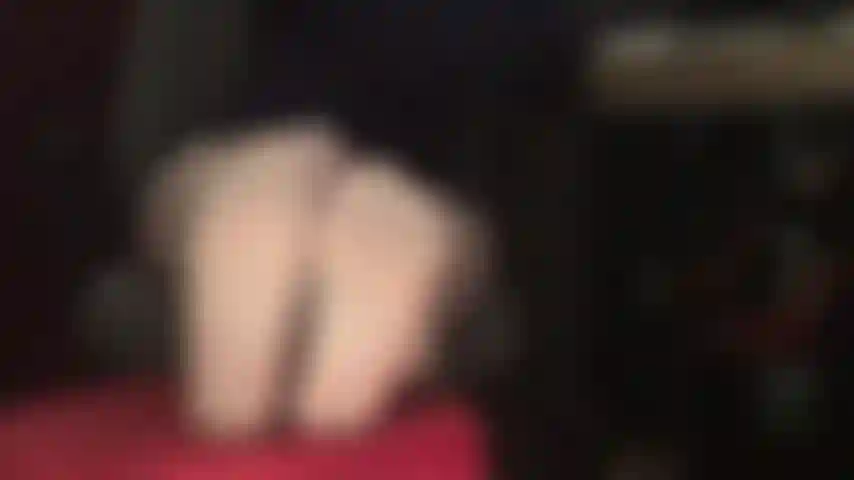 Foot fetish, High Heel Mules Dangling - Your Goddess tempts with sheer nude colored pantyhose foot soles and crossed ankles dangling blue patent slides.