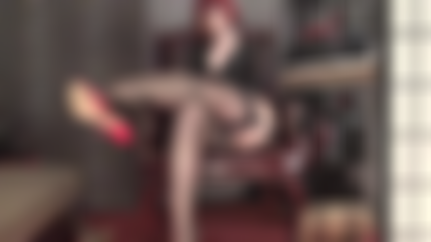 Tease tease tease, these black seamed fully fashioned vintage stockings have you at full attention. You long for these high arched stocking feet to caress your cock while being tempted with Mistress' cleavage.