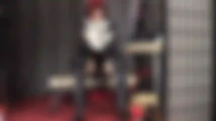 Silver satin panties have you aroused, stroking BBC and Mistress' wonderful shiny pantyhose and boots.