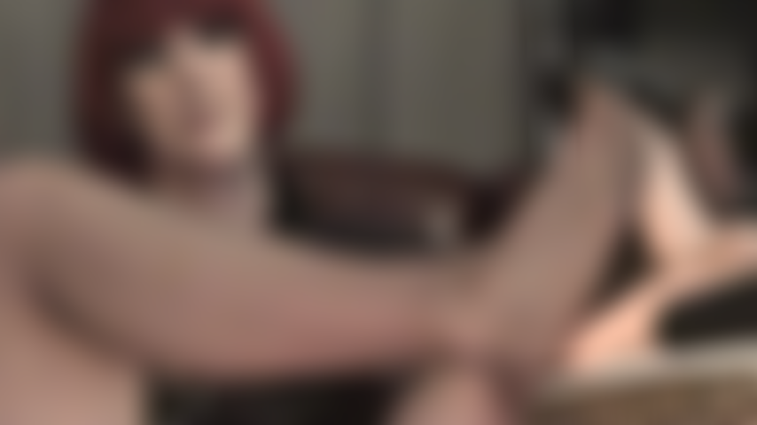 Collants footjob avec les jambes sur la table - la maîtresse accumule le sperme avec ses orteils et ses semelles en nylon sexy, vous finissant sur ses pieds en utilisant ses gants en cuir.