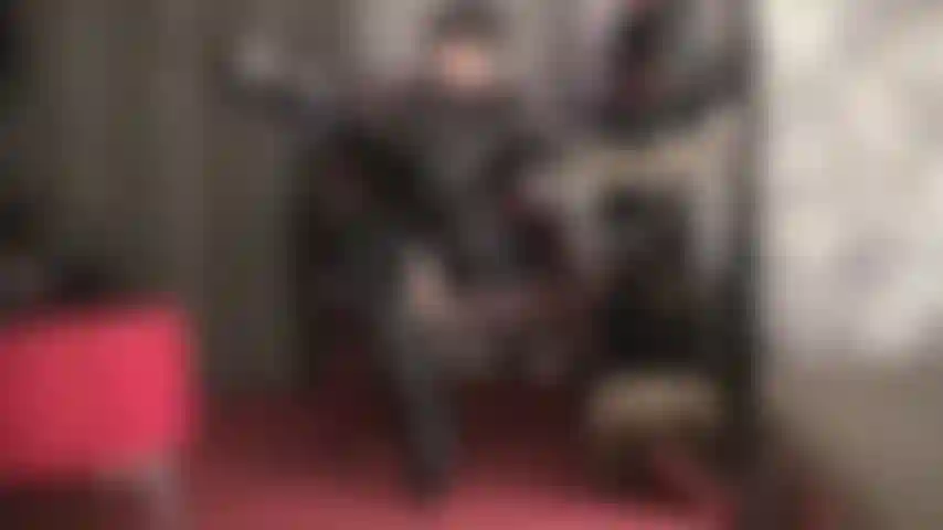 Your shiny Goddess in black PVC has a thick cock for you to worship.