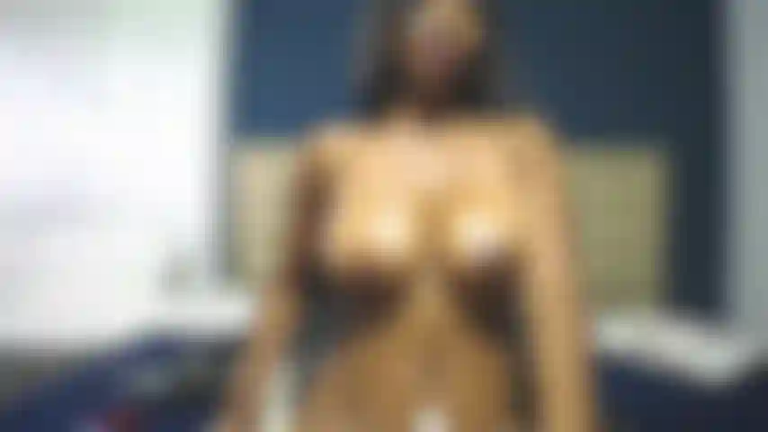 oil in tits and body massage