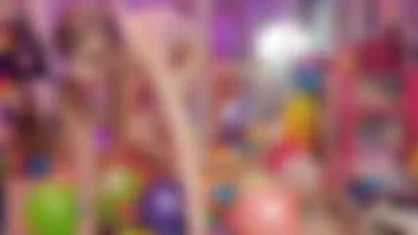 Une fête d'éclatement de ballon.