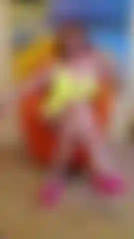 Yellow Dress Tease. Plunging neckline and sexy side splits!  OMG! Such a sexy little dress, perfect to tease you with.  And that's exactly what I'm going to do.  Mmm, you are going to love this one.