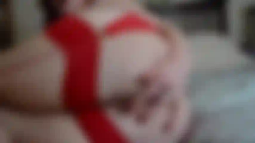 Bas rouges anaux en gros plan.