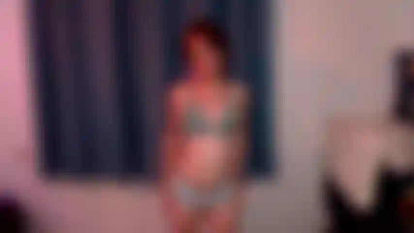 Showing Off My Shecock in Green Underwear