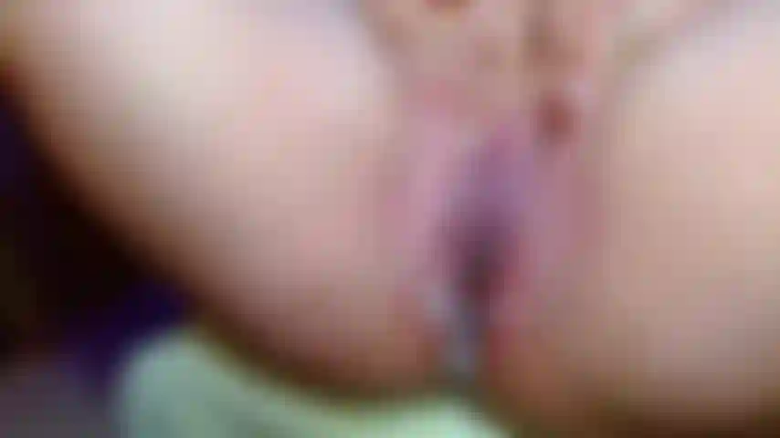 my pussy full of semen, fucked with my dildo