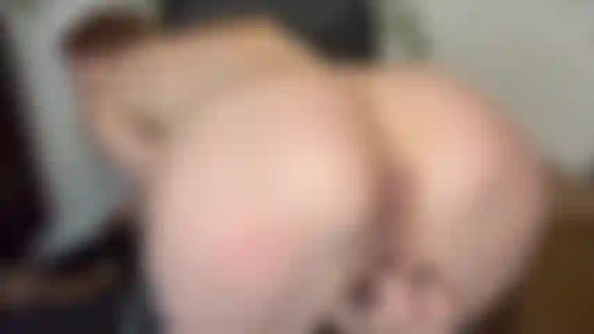 Fingering my tight ass close up to the camera in doggy style and enjoying it so much