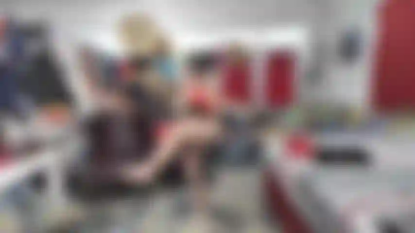 NONE NUDE----BOXING GLOVES, BRA, G-STRING, & MASK