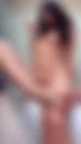 Naked in bathroom and touching my pussy showing my red